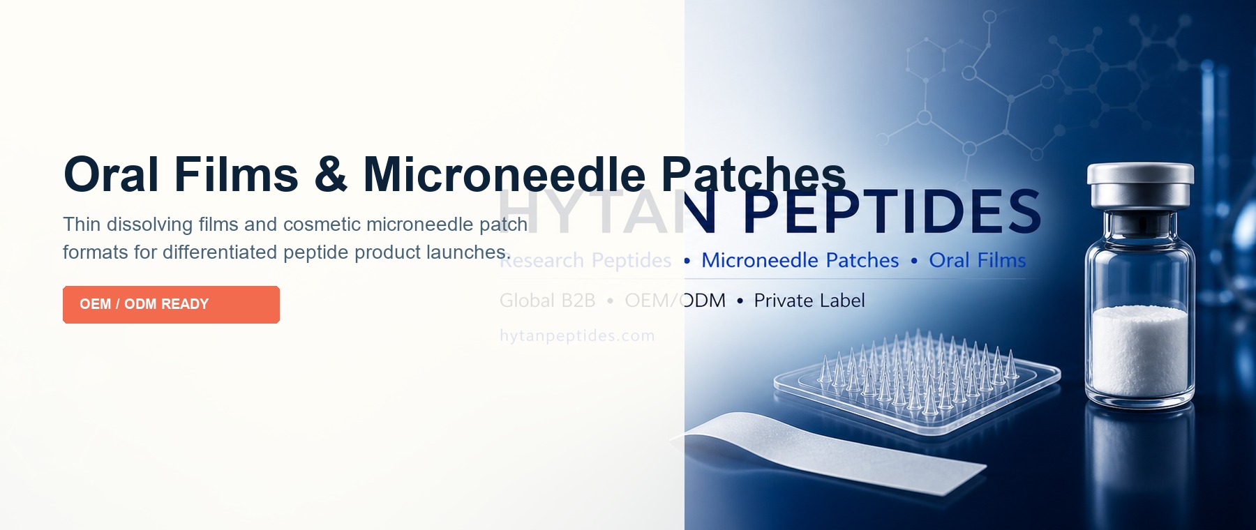 Peptide product packaging formats