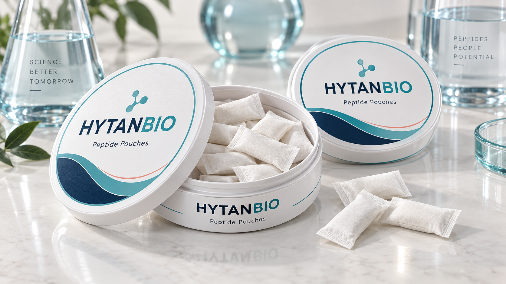 HYTANBIO peptide oral pouches can packaging